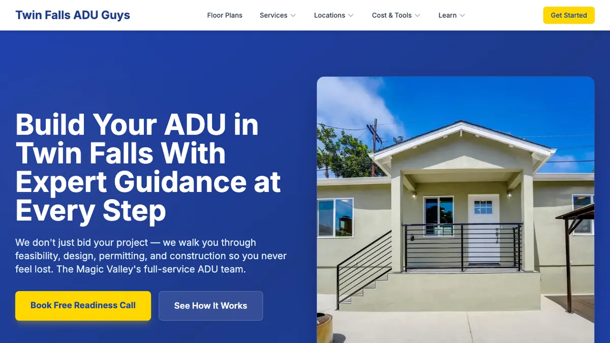 Twin Falls ADU Guys website